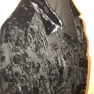 Womans Burnt Velvet Jacket